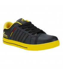 Vostro B169 Black Yellow Men Casual Shoes VSS0152